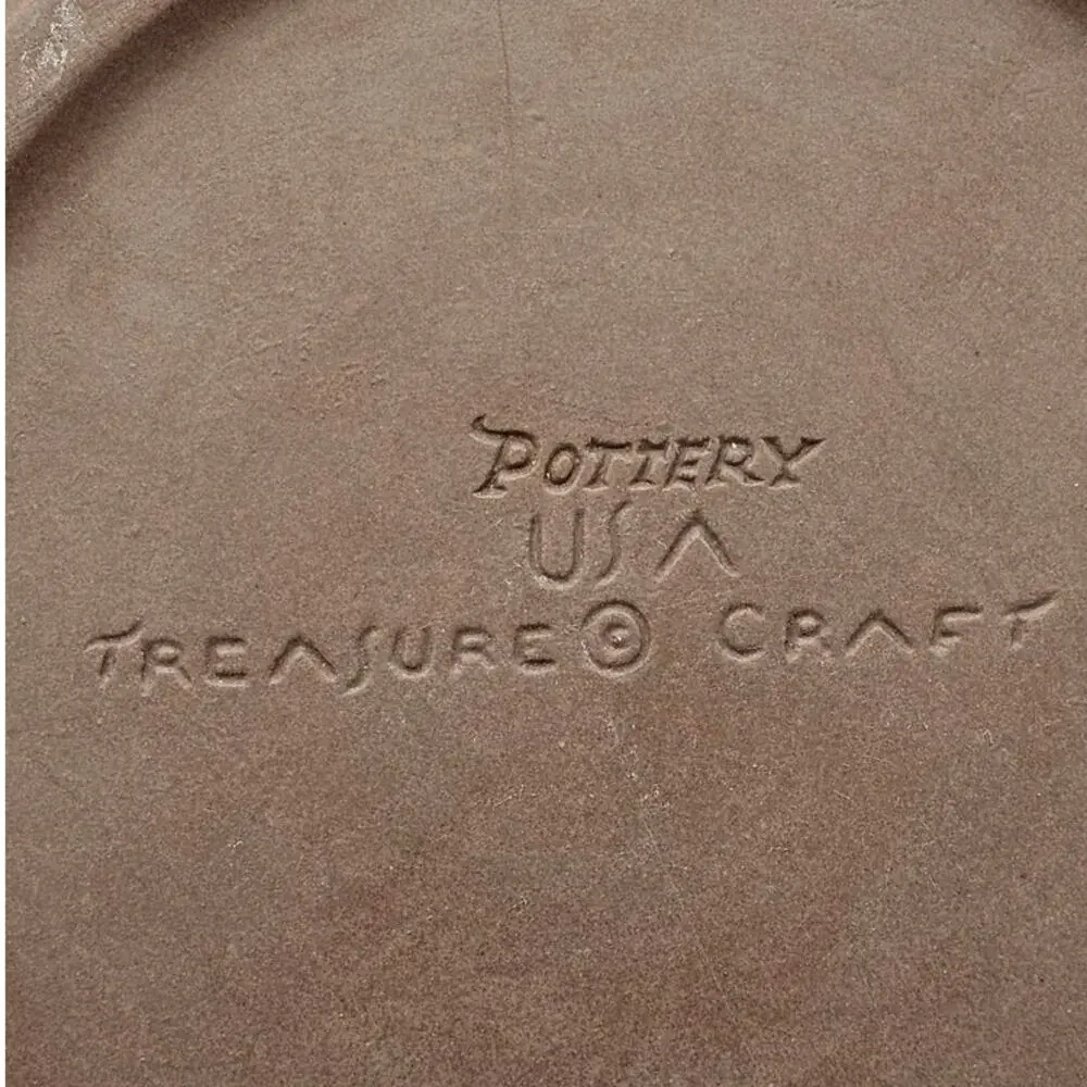 MCM Treasure Craft California Pottery Heavy Plate or Platter Rare